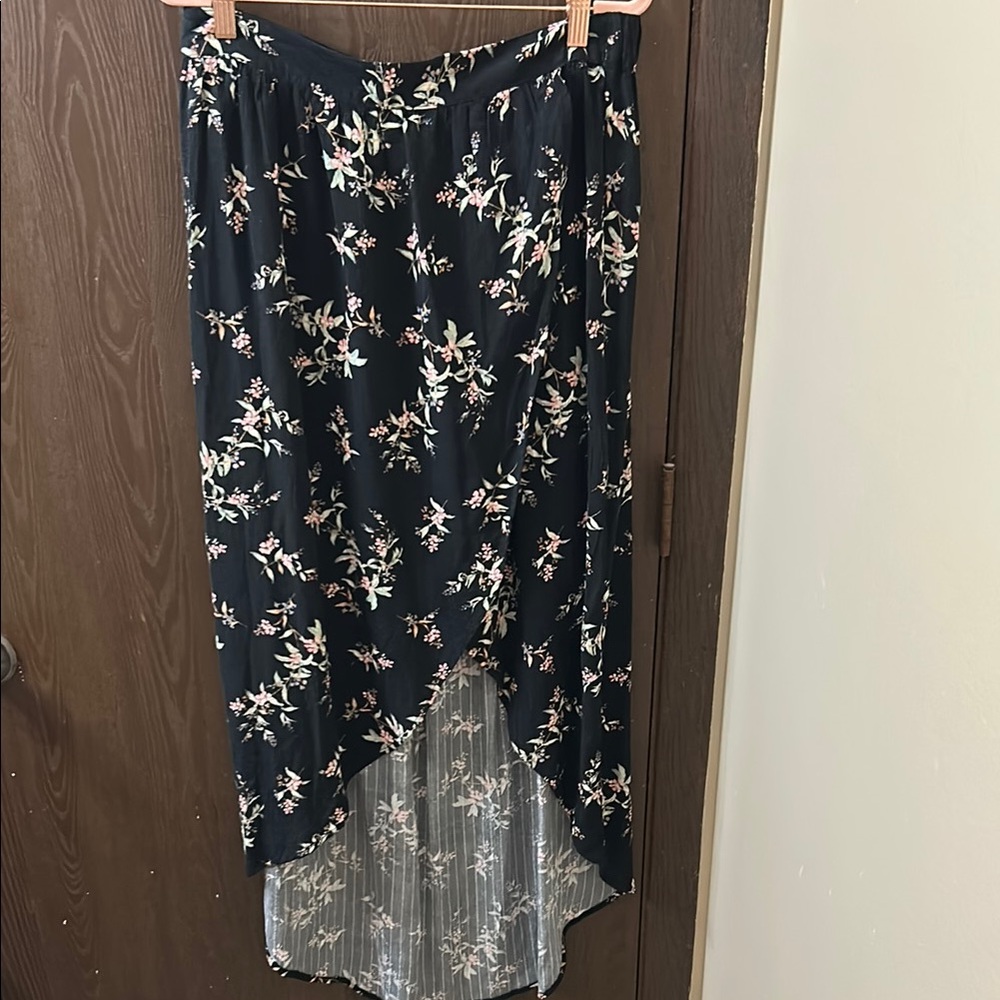 Floral Wrap Skirt